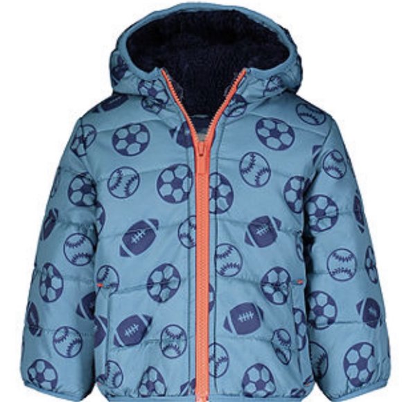 NWT Carters 24M winter coat jacket Soccer …